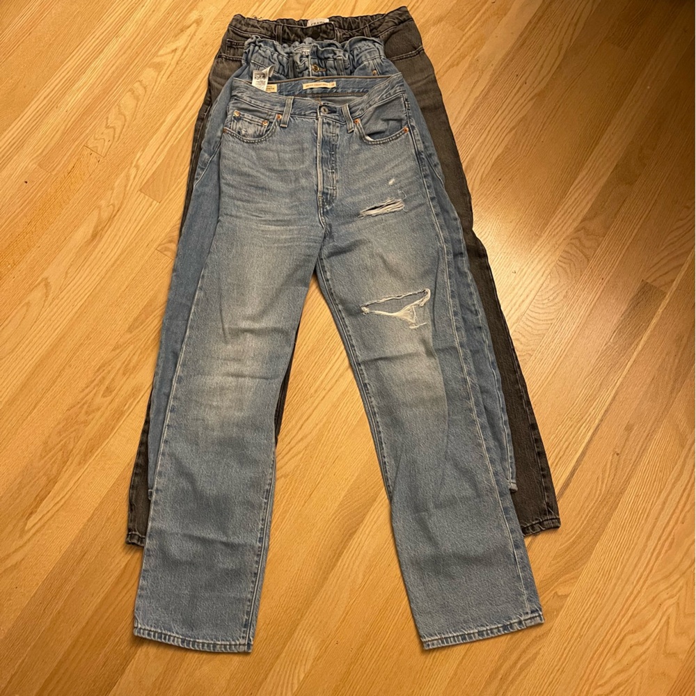 Jeans bundle Levi’s, Zara & Frame